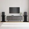 vidaXL Βάσεις Ηχείων 2 pcs Μαύρη δρυς 30 x 30 x 40 cm