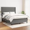 vidaXL &Kappa;&rho;&epsilon;&beta;ά&tau;&iota; Boxspring &mu;&epsilon; &Sigma;&tau;&rho;ώ&mu;&alpha; &Sigma;&kappa;&omicron;ύ&rho;&omicron; &Gamma;&kappa;&rho;&iota; 140x190 &epsilon;&kappa;. &Upsilon;&phi;&alpha;&sigma;&mu;ά&tau;&iota;&nu;&omicron;