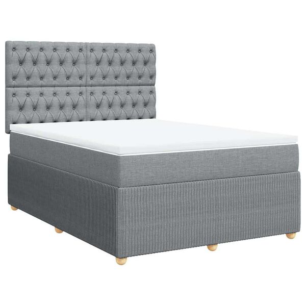 vidaXL &Kappa;&rho;&epsilon;&beta;ά&tau;&iota; Boxspring &mu;&epsilon; &Sigma;&tau;&rho;ώ&mu;&alpha; &Alpha;&nu;. &Pi;&rho;ά&sigma;&iota;&nu;&omicron; 160x200&epsilon;&kappa; &Upsilon;&phi;&alpha;&sigma;&mu;ά&tau;&iota;&nu;&omicron;
