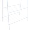 vidaXL Κρεμάστρα Ρούχων Δαπέδου Λευκή 59 x 35 x 150 εκ.