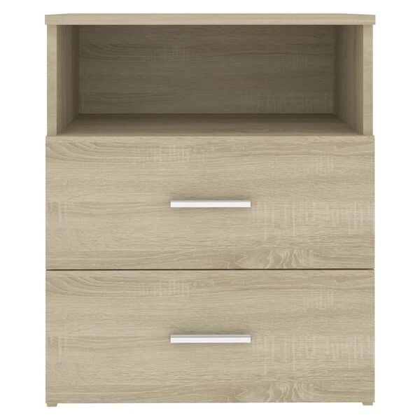 vidaXL Κομοδίνα 2 τεμ. Sonoma Δρυς 50 x 32 x 60 εκ.