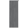 vidaXL Πάνω Μέρος Ντουλαπιού HAMAR Γκρι 85x35x100 εκ. Μασίφ Πεύκο