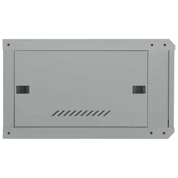 vidaXL Ντουλάπα δικτύου με αποθήκευση Γκρι 60 x 60 x 35 cm Ατσάλι