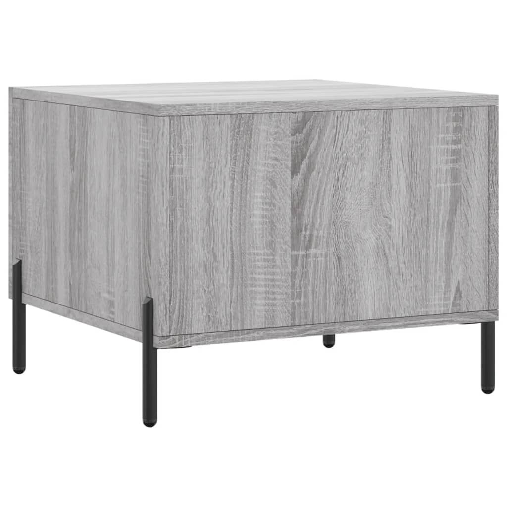 vidaXL Τραπεζάκια Σαλονιού 2 τεμ Γκρι sonoma 50x50x40 εκ Επεξ. Ξύλο