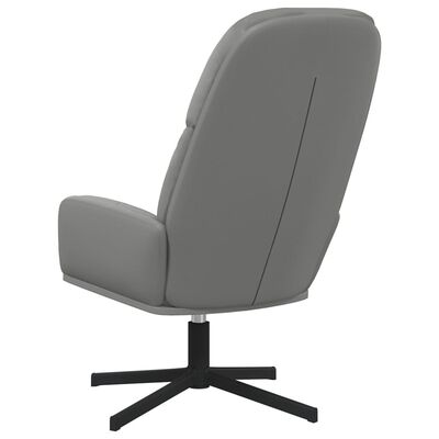 vidaXL Πολυθρόνα Relax Γκρι από Συνθετικό Δέρμα