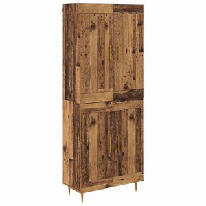 vidaXL Highboard &Pi;&alpha;&lambda;&iota;ό &Xi;ύ&lambda;&omicron; 69,5 x 34 x 180 &epsilon;&kappa;. &Epsilon;&pi;&epsilon;&xi;&epsilon;&rho;&gamma;&alpha;&sigma;&mu;έ&nu;&omicron; &xi;ύ&lambda;&omicron;