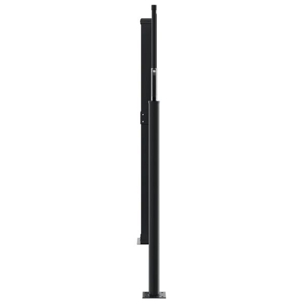 vidaXL Σκίαστρο Πλαϊνό Συρόμενο Ανθρακί 140 x 1200 εκ.