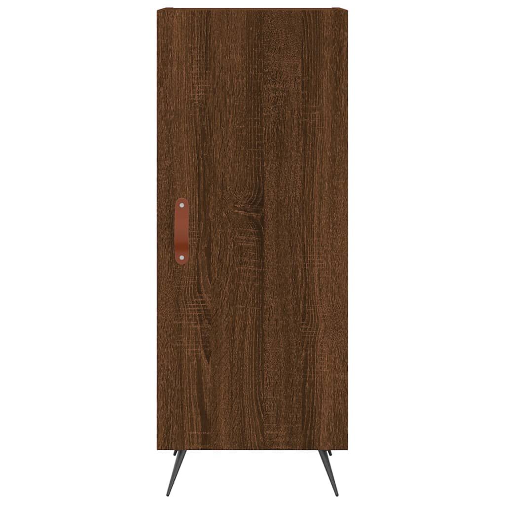 vidaXL Ντουλάπι Καφέ Δρυς 34,5 x 34 x 180 εκ. από Επεξεργασμένο Ξύλο