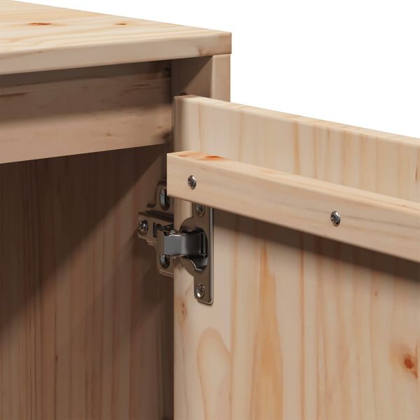 vidaXL Έπιπλο Τηλεόρασης 74 x 35 x 44 εκ. από Μασίφ Ξύλο Πεύκου