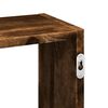 Ράφι τοίχου vidaXL Καπνιστή βελανιδιά 159x18x66 cm Κατασκευασμένο ξύλο