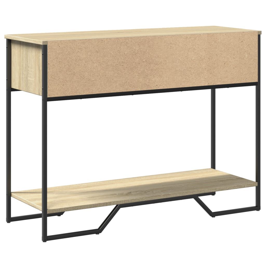 vidaXL Τραπέζι Κονσόλα Sonoma Δρυς 100x35x74,5 εκ. Επεξεργασμένο Ξύλο