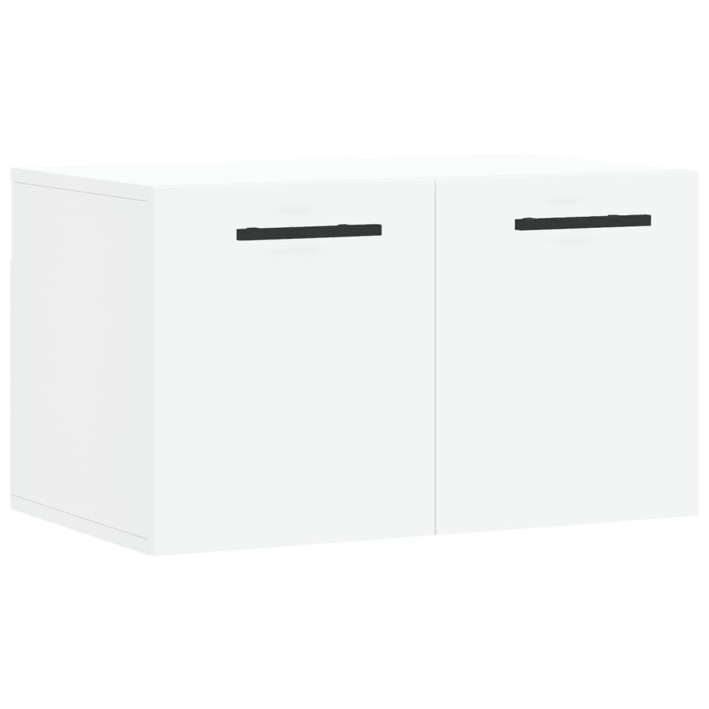 vidaXL Ντουλάπι Τοίχου Λευκό 60 x 36,5 x 35 εκ. από Επεξεργασμένο Ξύλο