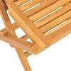 vidaXL Καρέκλες Κήπου Πτυσσόμενες 2 τεμ. 47x63x90 εκ. Μασίφ Ξύλο Teak