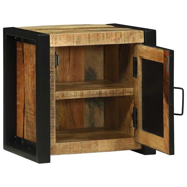 vidaXL Ντουλάπι Μπάνιου Καφέ 40 x 30 x 40 εκ. Μασίφ ξύλο μάνγκο