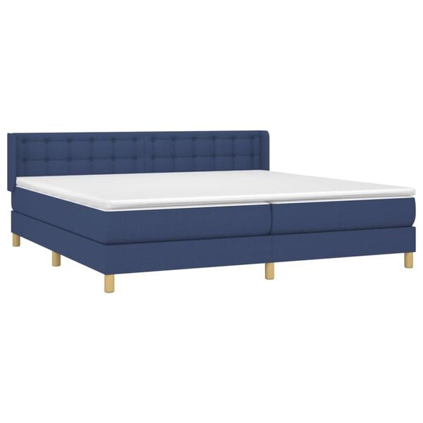 vidaXL &Kappa;&rho;&epsilon;&beta;ά&tau;&iota; Boxspring &mu;&epsilon; &Sigma;&tau;&rho;ώ&mu;&alpha; &Mu;&pi;&lambda;&epsilon; 180x200 &epsilon;&kappa;. &Upsilon;&phi;&alpha;&sigma;&mu;ά&tau;&iota;&nu;&omicron;