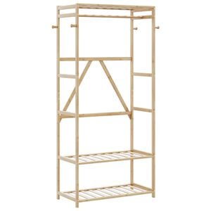 vidaXL &Kappa;&rho;&epsilon;&mu;ά&sigma;&tau;&rho;&alpha; &Rho;&omicron;ύ&chi;&omega;&nu; &mu;&epsilon; &Rho;ά&phi;&iota;&alpha; 80x40x175 &epsilon;&kappa;. &Mu;&pi;&alpha;&mu;&pi;&omicron;ύ