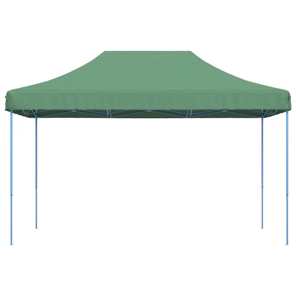 vidaXL Τέντα Εκδηλώσεων Πτυσσόμενη Pop-Up Πράσινο 440x292x315 εκ.