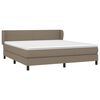 vidaXL &Kappa;&rho;&epsilon;&beta;ά&tau;&iota; Boxspring &mu;&epsilon; &Sigma;&tau;&rho;ώ&mu;&alpha; Taupe 180x200 &epsilon;&kappa;. &Upsilon;&phi;&alpha;&sigma;&mu;ά&tau;&iota;&nu;&omicron;