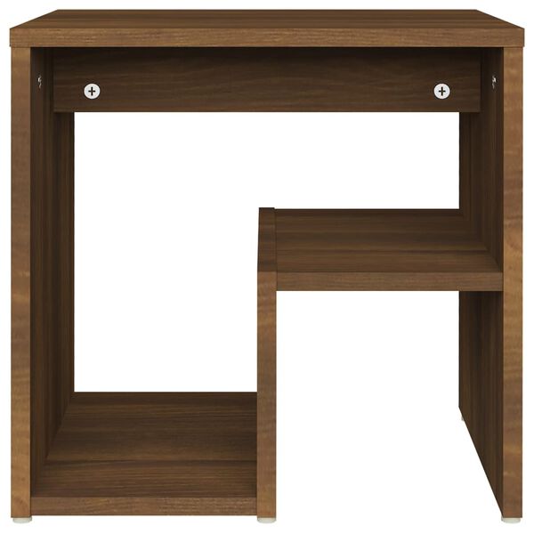 vidaXL Κομοδίνο Καφέ Δρυς 40 x 30 x 40 εκ. από Επεξεργασμένο Ξύλο