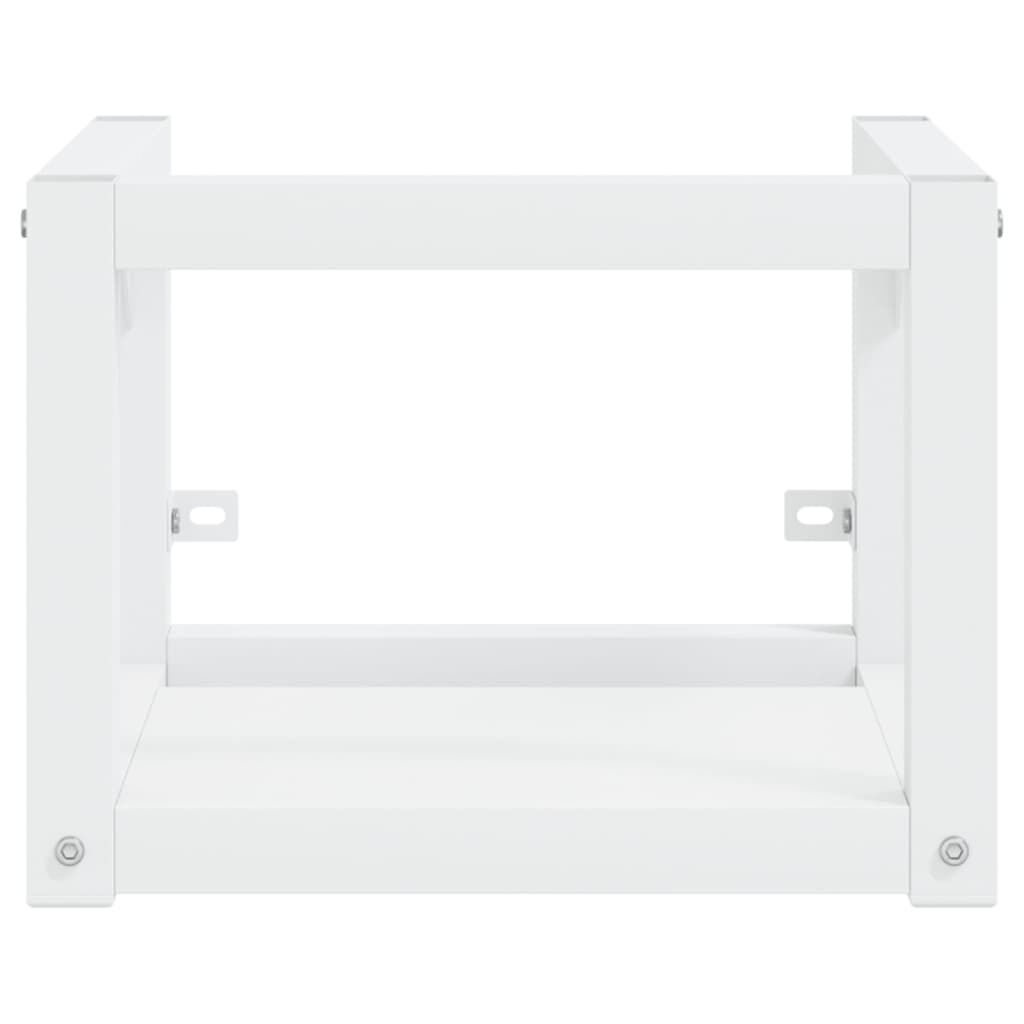 vidaXL Έπιπλο Μπάνιου Επιτοίχιο Λευκό 40 x 38 x 31 εκ. Σιδερένιο