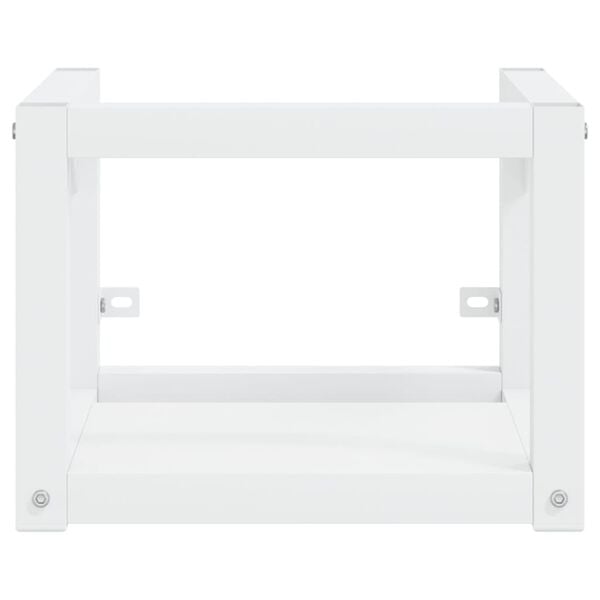 vidaXL Έπιπλο Μπάνιου Επιτοίχιο Λευκό 40 x 38 x 31 εκ. Σιδερένιο
