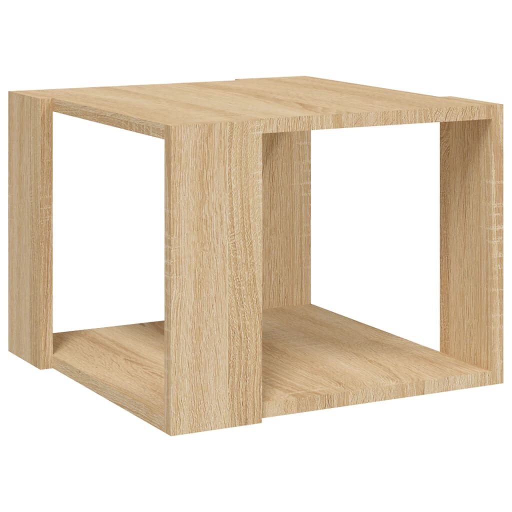 vidaXL Τραπεζάκι Σαλονιού Sonoma Δρυς 40x40x30 εκ. Επεξεργασμένο Ξύλο