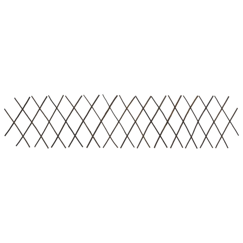 vidaXL Καφασωτό Φράχτης 5 τεμ. 180 x 30 εκ. από Ιτιά