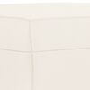 vidaXL Πάγκος Κρεμ 70x35x41 εκ. από Συνθετικό Δέρμα