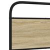 vidaXL Πλαίσιο Κρεβ. Χωρ. Στρώμα Sonoma Δρυς 90x200 εκ. Επεξ. Ξύλο