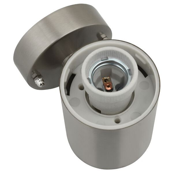 vidaXL Εξωτερικά Φωτιστικά Τοίχου 2 pcs Ασημί 12 x 7.5 x 27 εκ