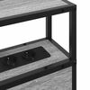 vidaXL Κεφαλάρι Αποθήκης με ράφι Γκρι sonoma 100 cm Επεξεργασμένο ξύλο