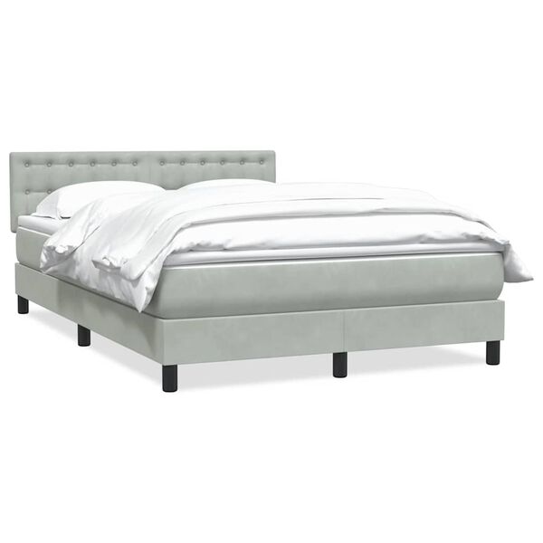 vidaXL &Kappa;&rho;&epsilon;&beta;ά&tau;&iota; Boxspring &mu;&epsilon; &Sigma;&tau;&rho;ώ&mu;&alpha; &Alpha;&nu;&omicron;&iota;&chi;&tau;ό &Gamma;&kappa;&rho;&iota; 160x220 &epsilon;&kappa;. &Beta;&epsilon;&lambda;&omicron;ύ&delta;&iota;&nu;&omicron;