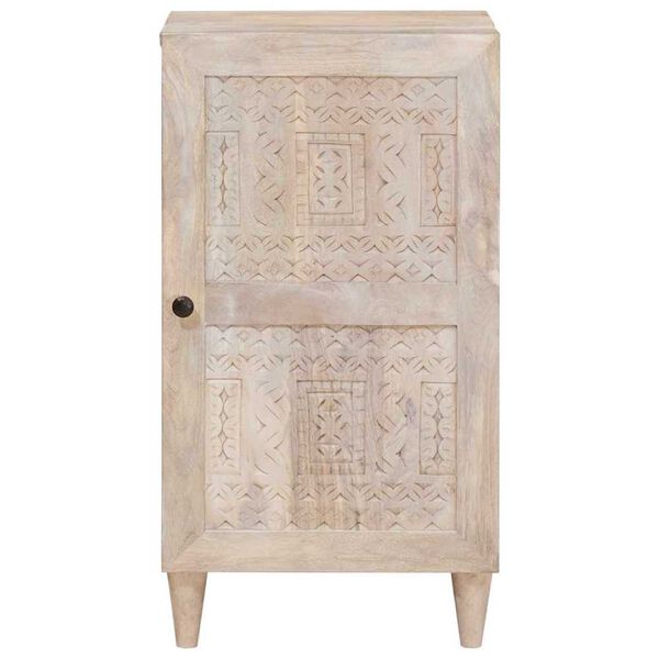 vidaXL Πλαϊνό γραφείο Λευκό 33.5 x 40 x 75 εκ