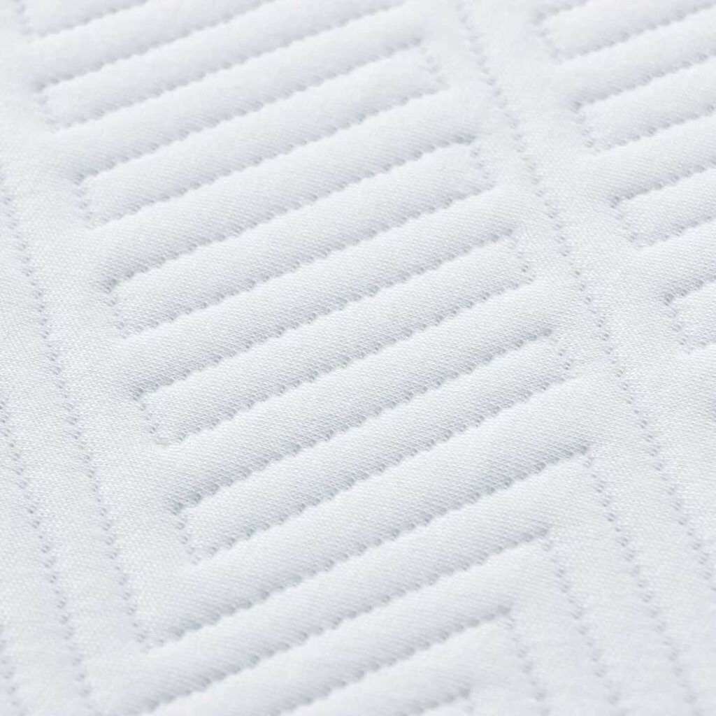vidaXL Στρώμα Λευκό, Μπλε 200 x 200 cm Pěna