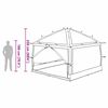 vidaXL Εσωτερική σκηνή με στέγη Πράσινο και Γκρι 300 x 300 x 250 εκ.