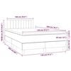 vidaXL &Kappa;&rho;&epsilon;&beta;ά&tau;&iota; Boxspring &mu;&epsilon; &Sigma;&tau;&rho;ώ&mu;&alpha; &Sigma;&kappa;&omicron;ύ&rho;&omicron; &Pi;&rho;ά&sigma;&iota;&nu;&omicron; 120x200&epsilon;&kappa;. &Beta;&epsilon;&lambda;&omicron;ύ&delta;&iota;&nu;&omicron;