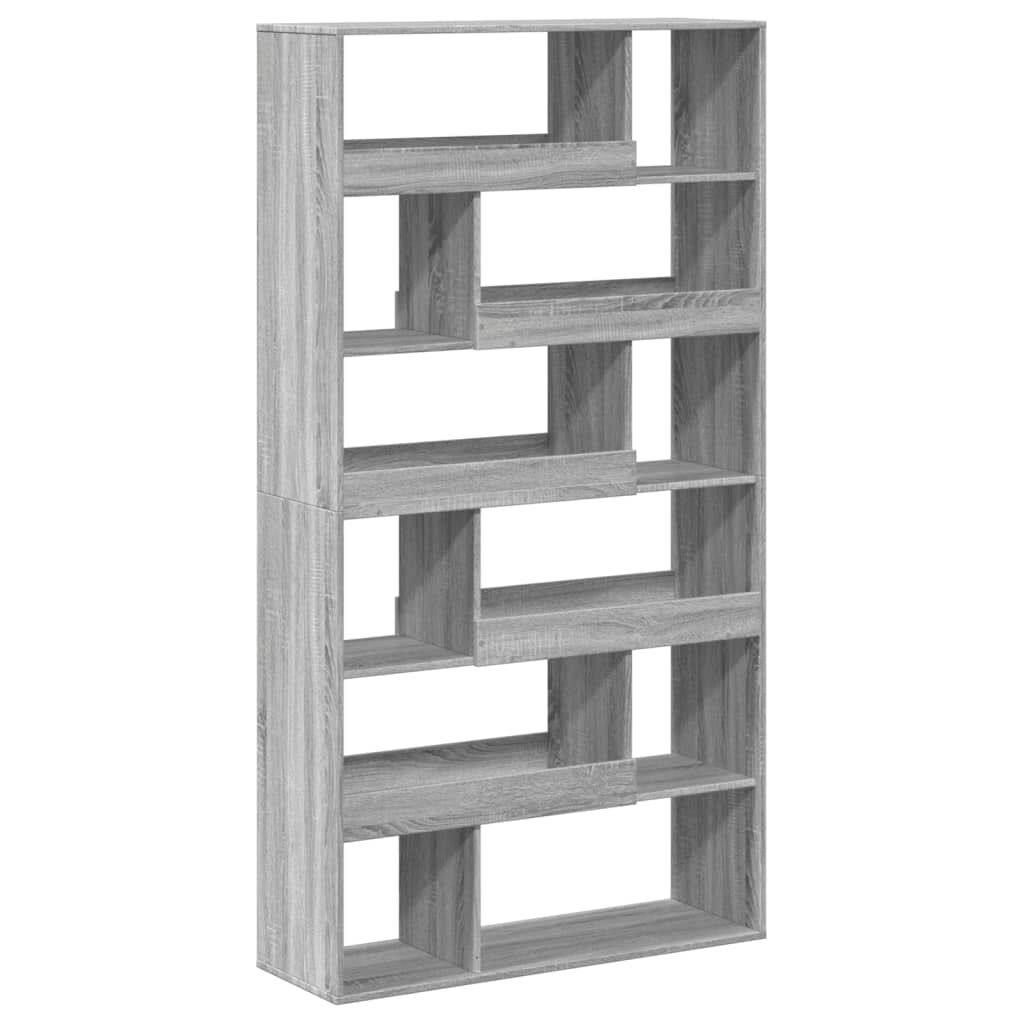vidaXL Βιβλιοθήκη Γκρι Sonoma 100x33x187,5 εκ. από Επεξεργ. Ξύλο