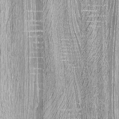 vidaXL Τραπέζι Τοίχου Πτυσσόμενο Γκρι Sonoma 10x60x56 εκ. Επεξ. Ξύλο