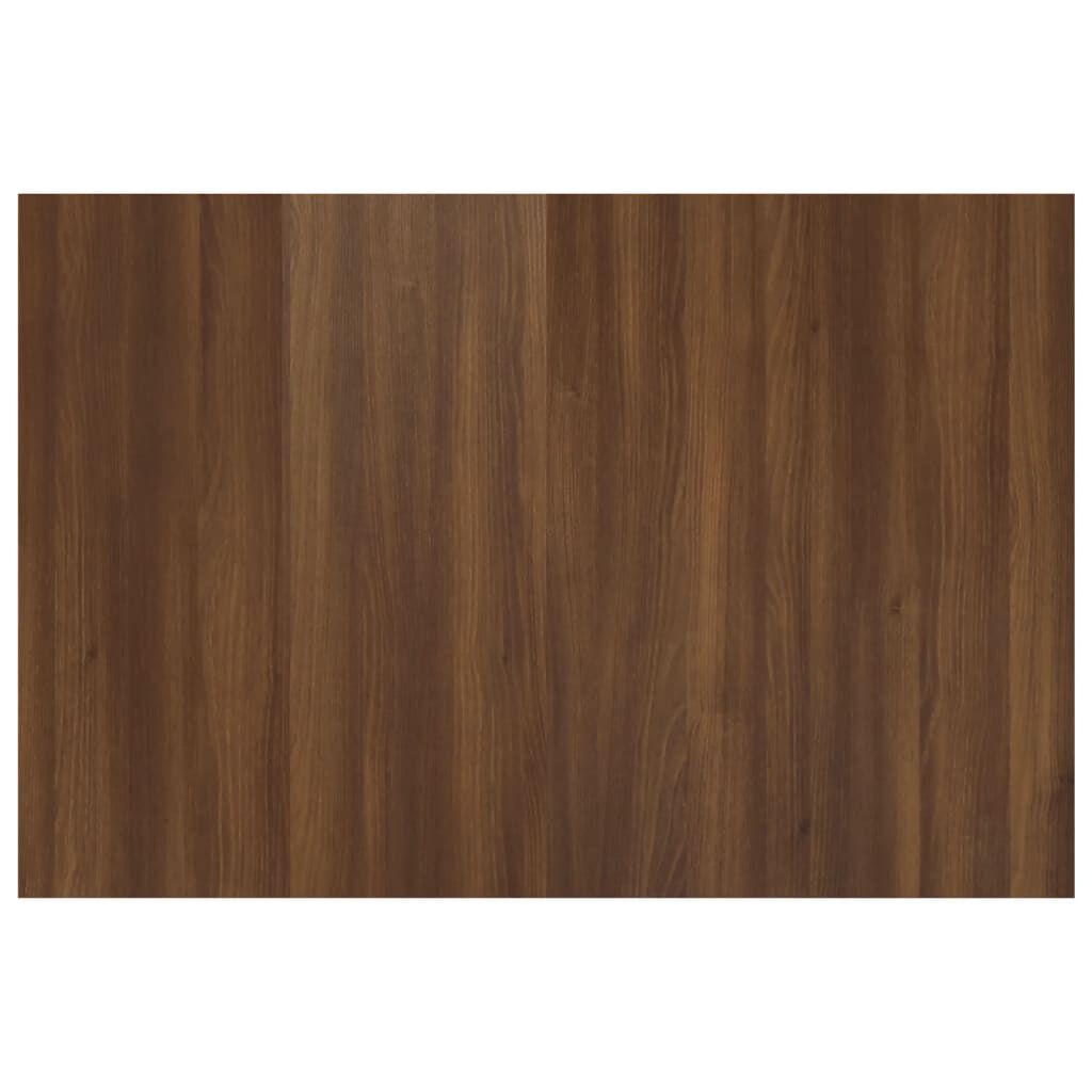 vidaXL Κεφαλάρι Κρεβατιού Καφέ Δρυς 120x1,5x80 εκ. Επεξεργασμένο Ξύλο