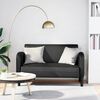 vidaXL &kappa;&alpha;&nu;&alpha;&pi;έ&sigmaf; Loveseat &Mu;&alpha;ύ&rho;&omicron; 110 cm Faux Leather