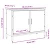 vidaXL Ντουλάπι νιπτήρα Παλιό ξύλο 80x30x60 cm Κατασκευασμένο ξύλο