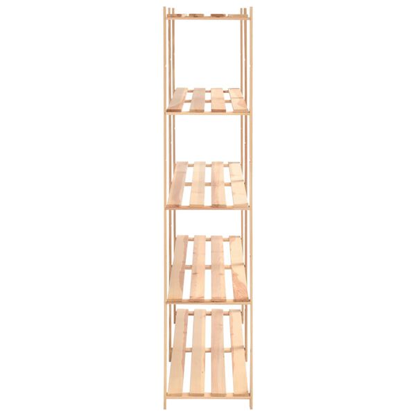 vidaXL Ραφιέρες 5 Επιπέδων 5 τεμ 500 κ 170x38x170 εκ Μασίφ Ξύλο Πεύκου