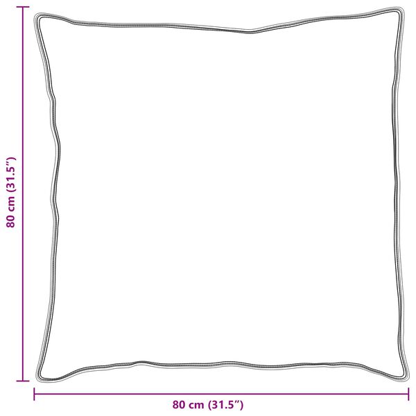 vidaXL &Mu;&alpha;&xi;&iota;&lambda;ά&rho;&iota; &mu;&epsilon; &mu;&alpha;&xi;&iota;&lambda;ά&rho;&iota; 2 pcs &Lambda;&epsilon;&upsilon;&kappa;ό 80 x 80 cm &Beta;&alpha;&mu;&beta;ά&kappa;&iota;