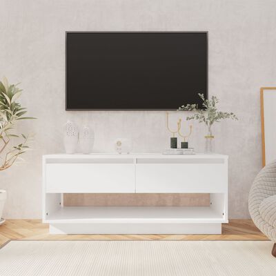 vidaXL Έπιπλο Τηλεόρασης Λευκό 102 x 41 x 44 εκ. από Μοριοσανίδα