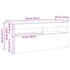 vidaXL Έπιπλο Τηλεόρασης με LED Sonoma Δρυς 90x35x40 εκ.