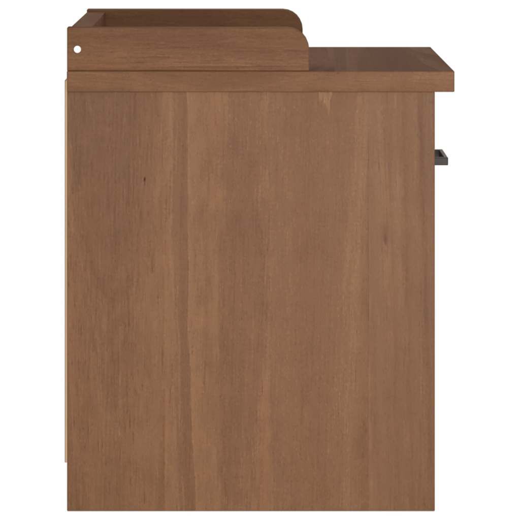 vidaXL Πάγκος διαδρόμου "SANDNES" 45x40x50 εκ.Πεύκο μασίφ ξύλο