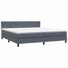vidaXL &Kappa;&rho;&epsilon;&beta;ά&tau;&iota; Boxspring &mu;&epsilon; &Sigma;&tau;&rho;ώ&mu;&alpha; & LED &Sigma;&kappa;&omicron;ύ&rho;&omicron; &Gamma;&kappa;&rho;&iota; 180x210 &epsilon;&kappa;. &Beta;&epsilon;&lambda;&omicron;ύ&delta;&iota;&nu;&omicron;