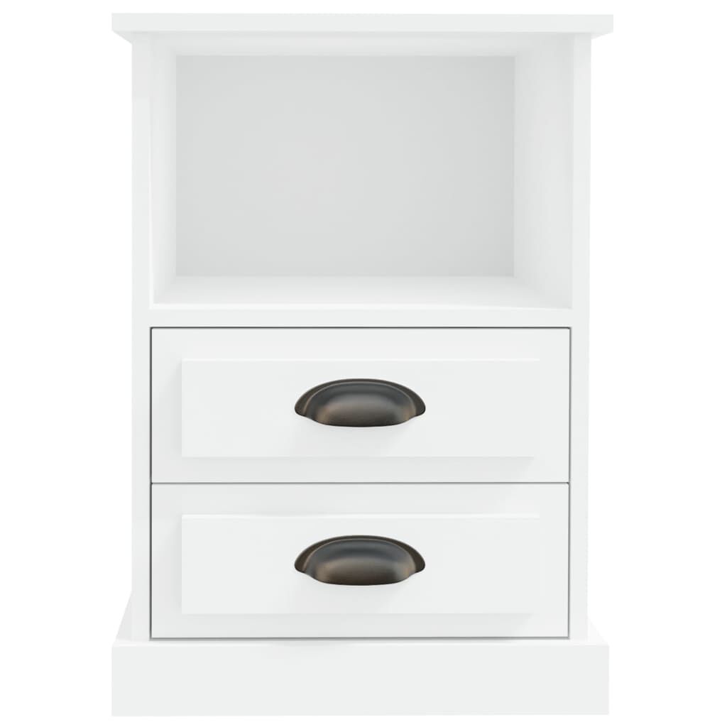 vidaXL Κομοδίνο Λευκό 43 x 36 x 60 εκ.
