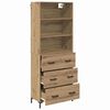 vidaXL Highboard Artisan Oak 69,5 x 34 x 180 &epsilon;&kappa;. &Epsilon;&pi;&epsilon;&xi;&epsilon;&rho;&gamma;&alpha;&sigma;&mu;έ&nu;&omicron; &xi;ύ&lambda;&omicron;