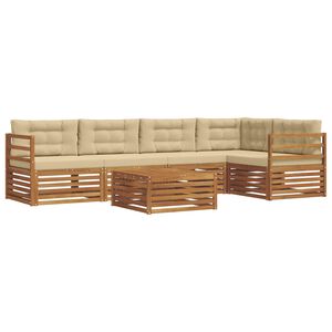 vidaXL &Sigma;&epsilon;&iota;&rho;ά &Kappa;&alpha;&nu;&alpha;&pi;έ &Epsilon;&xi;&omega;&tau;&epsilon;&rho;&iota;&kappa;&omicron;ύ &mu;&epsilon; &mu;&alpha;&xi;&iota;&lambda;ά&rho;&iota; 6 pcs &Phi;&upsilon;&sigma;&iota;&kappa;ό &kappa;&alpha;&iota; &Mu;&pi;&epsilon;&zeta;